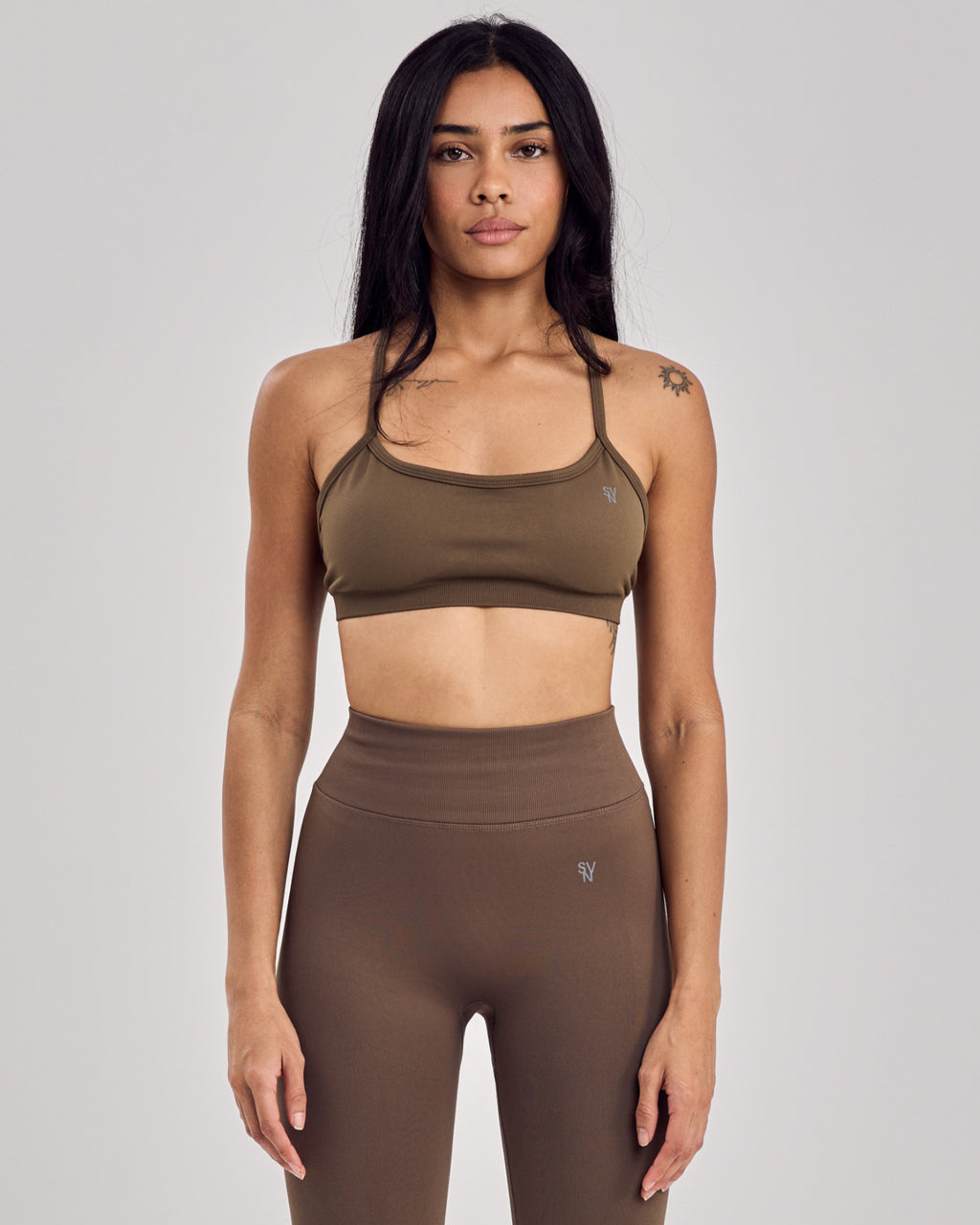 Enhance Seamless Bra — Muted Brown