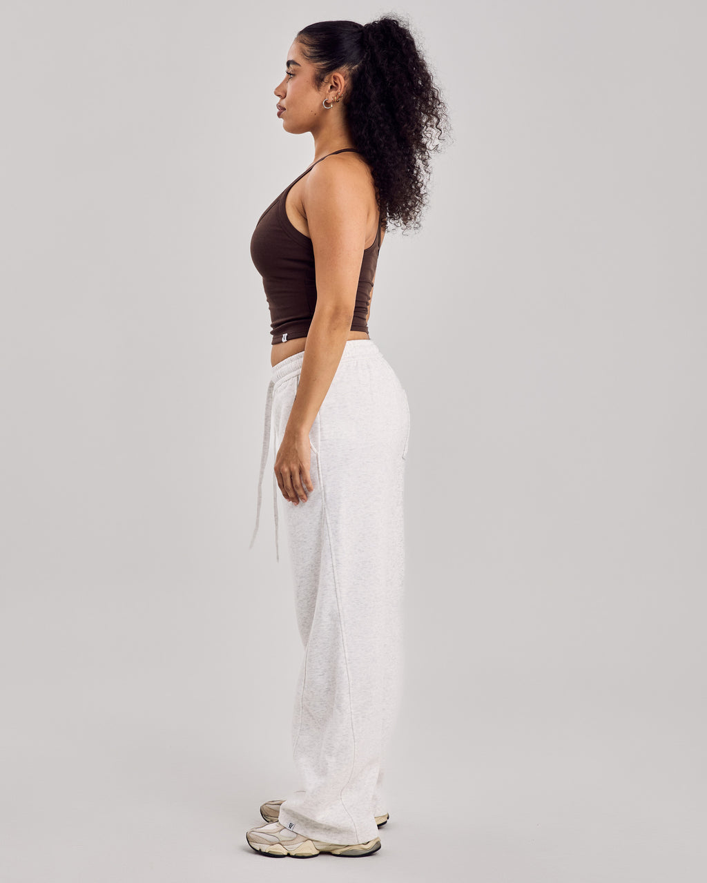 Essential Ribbed Tank Top — Naked Brown