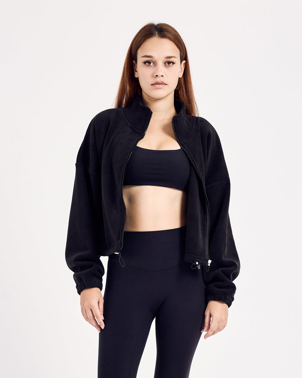 Adjustable Winter Sweater — Jet Black