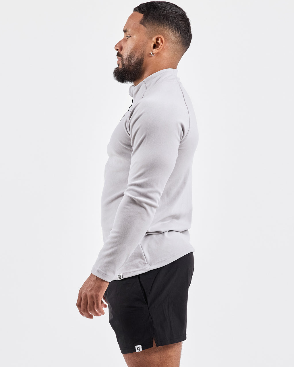 Fitted Thermal Jersey — Light Gray