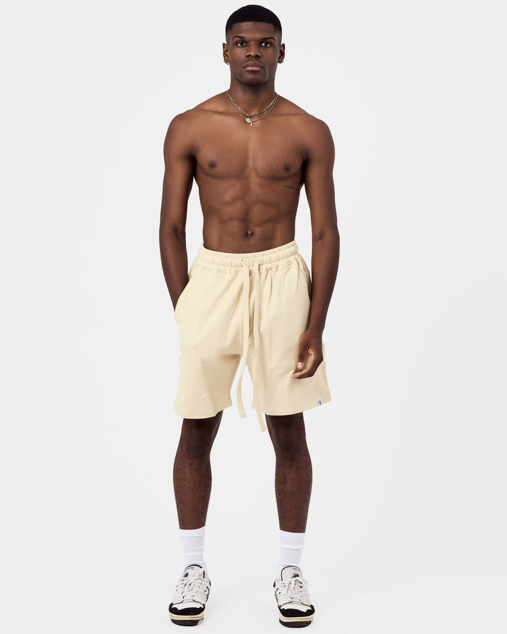 Premium Heavy Cotton Shorts — Butter