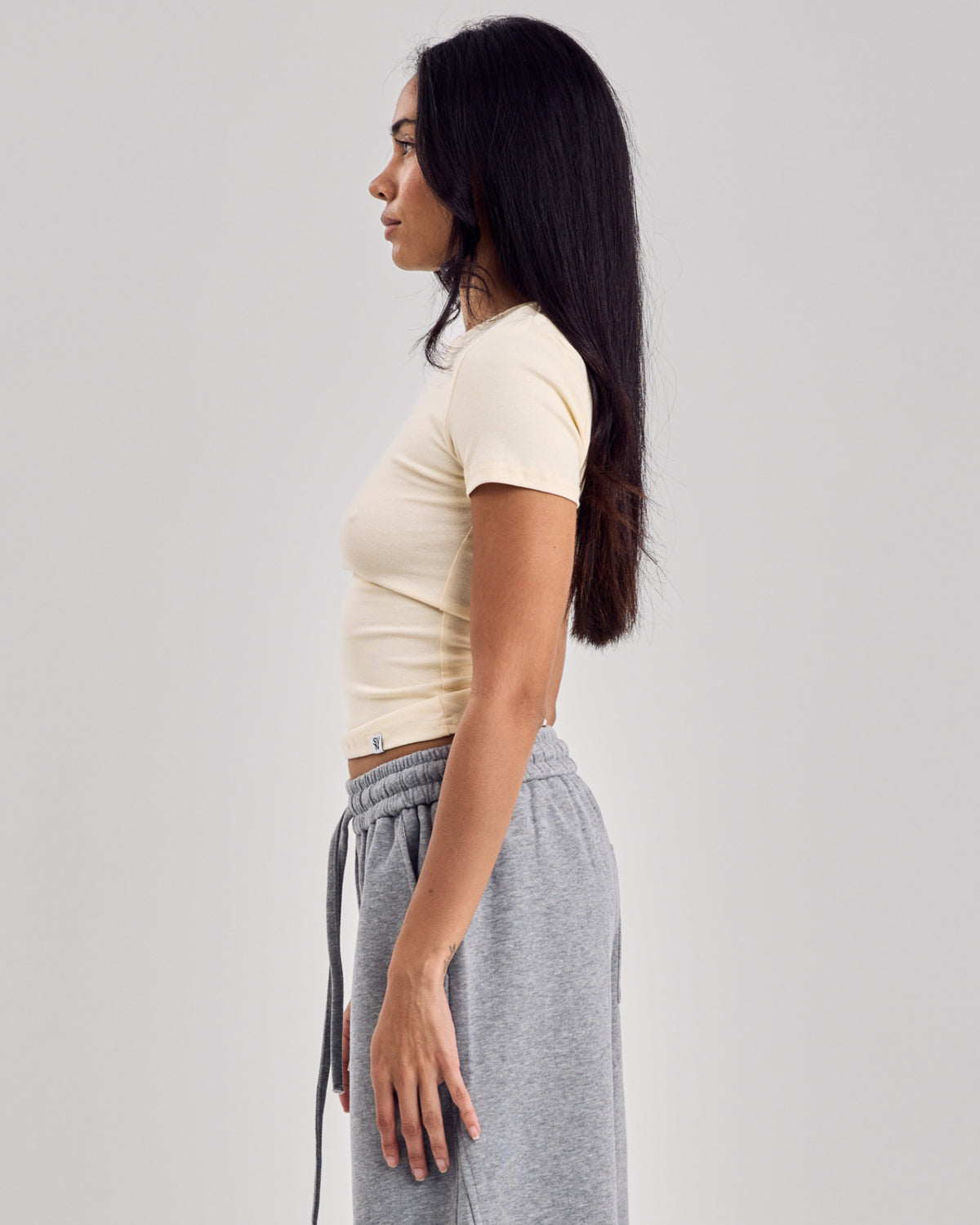 Regular Fitted Cotton T-Shirt — Butter