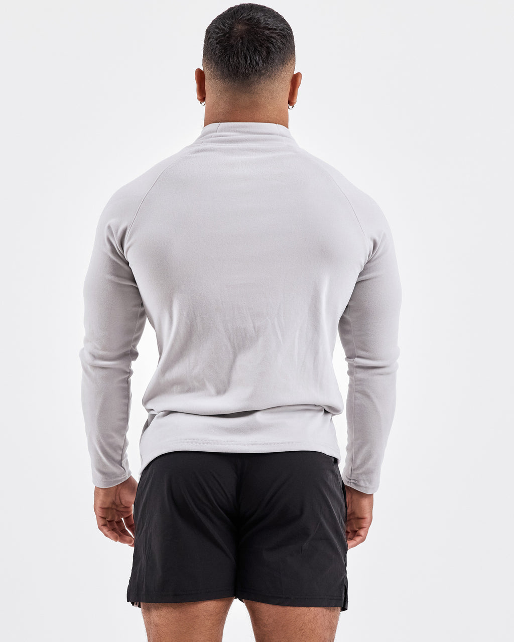 Fitted Thermal Jersey — Light Gray