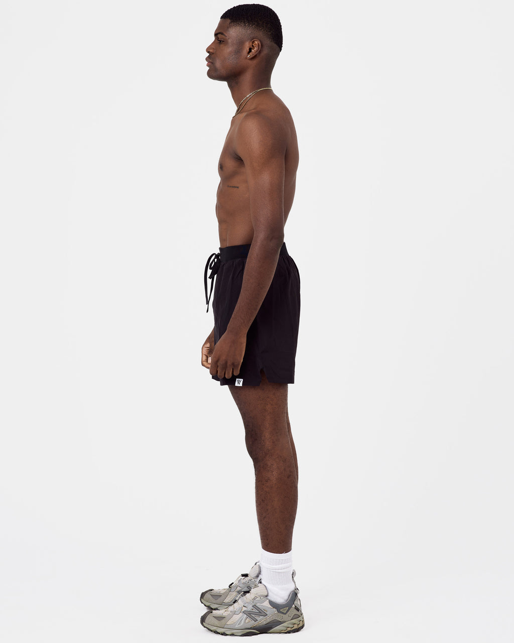 7" Hidden Liner Shorts — Jet Black