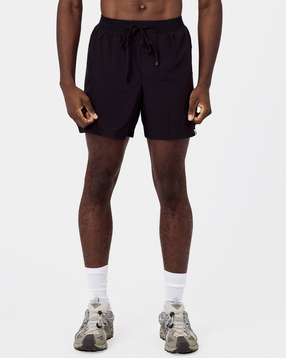 7" Hidden Liner Shorts — Jet Black