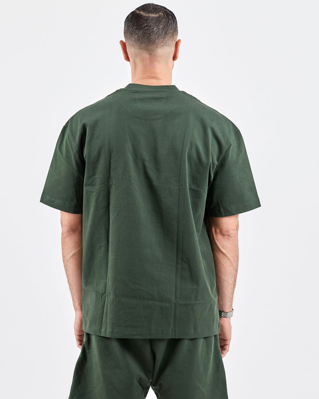Unisex Essential Oversized Cotton T-Shirt — Forest Green