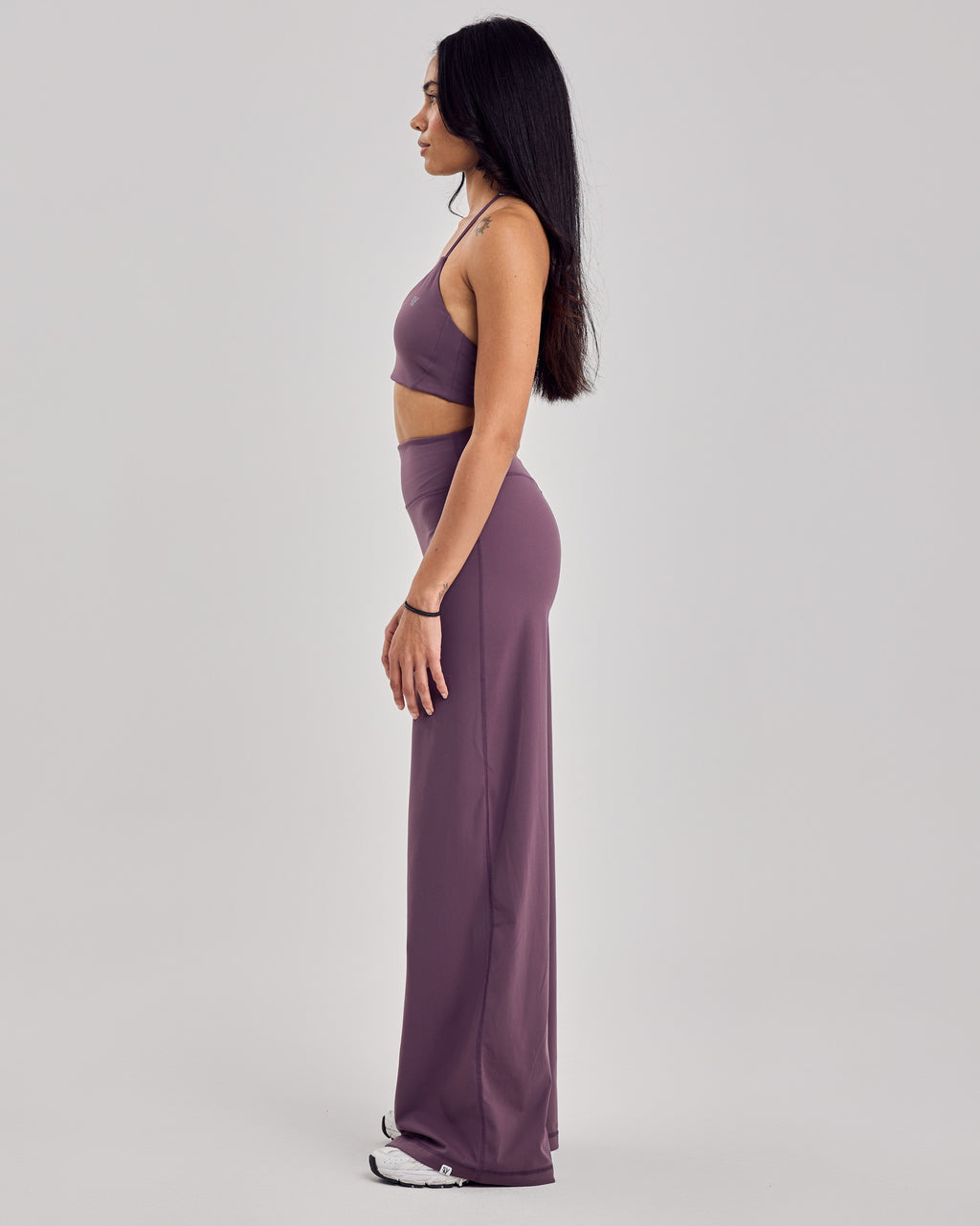 Nova Wide Leg Pants — Violet Latte