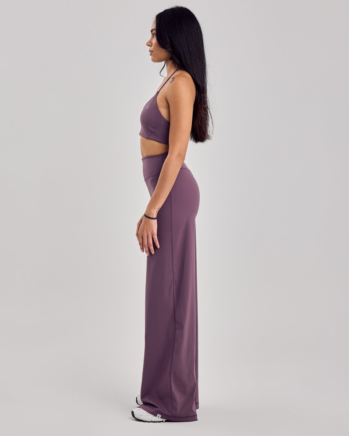 Nova Wide Leg Pants — Violet Latte