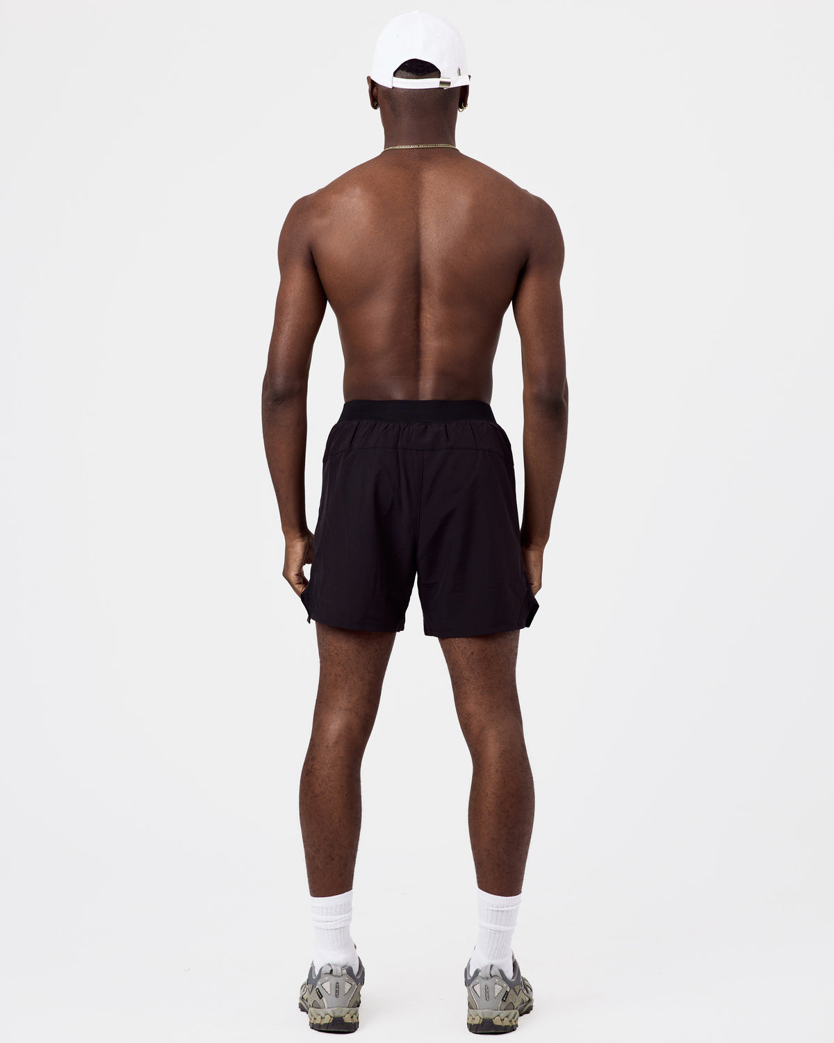 7" Hidden Liner Shorts — Jet Black
