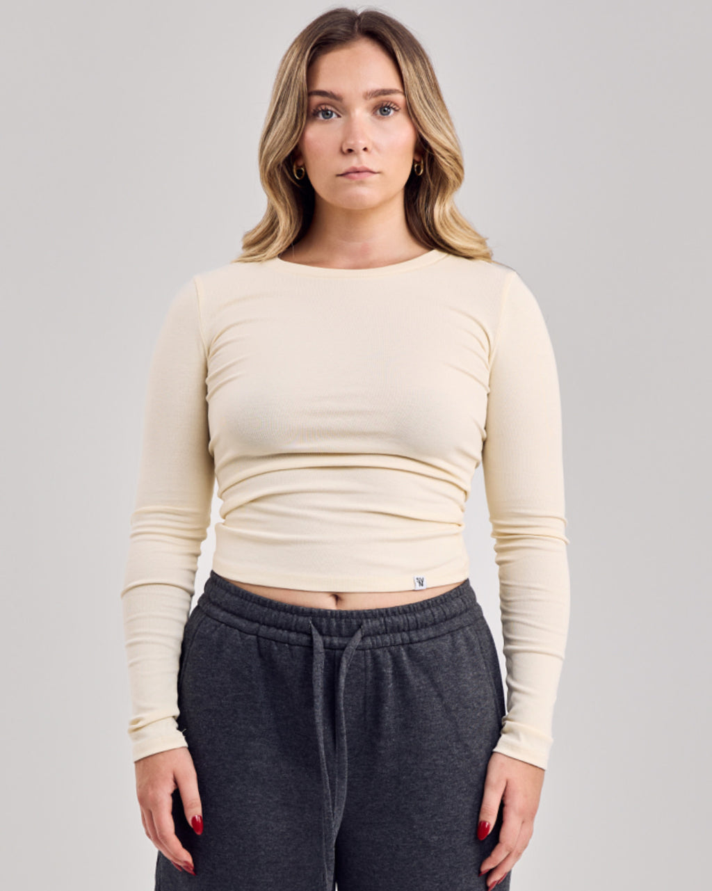 Cotton Long Sleeve Top — Butter