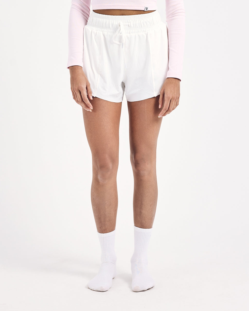 Runner Lose Shorts — Cloud White