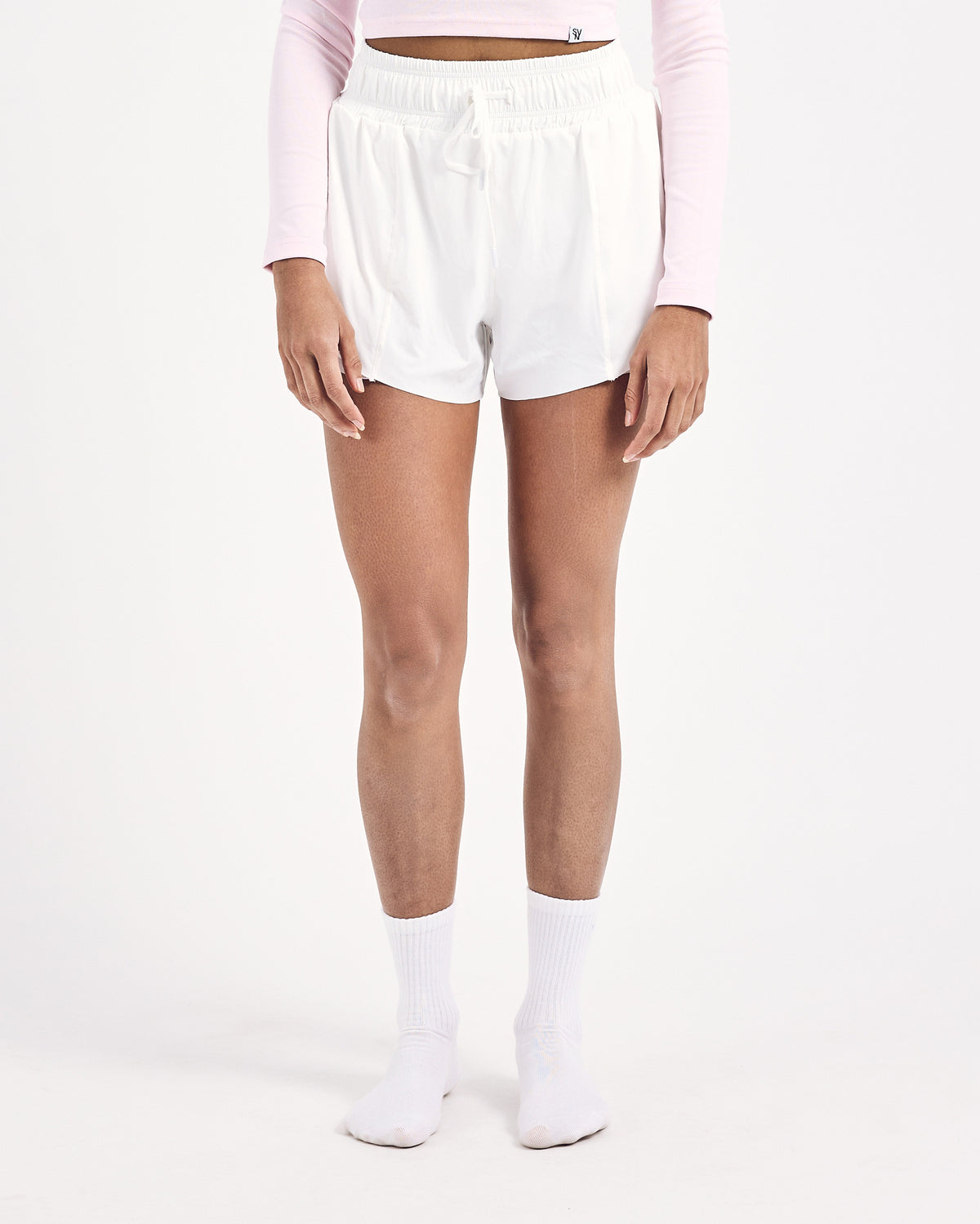 Runner Lose Shorts — Cloud White