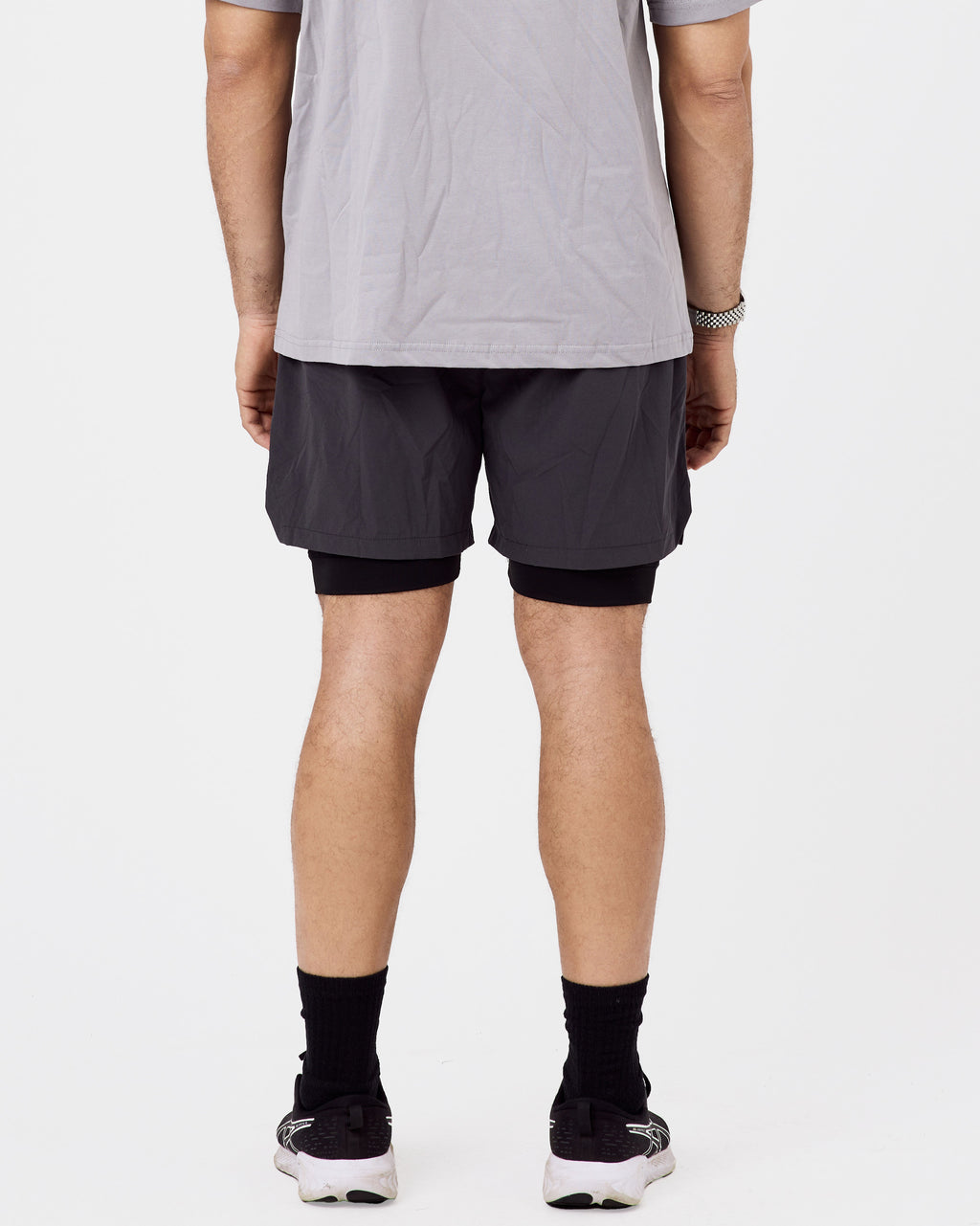 2 in 1 5" Liner Shorts — Iron