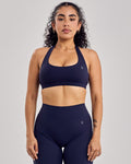 Serenity Halter Bra — Navy