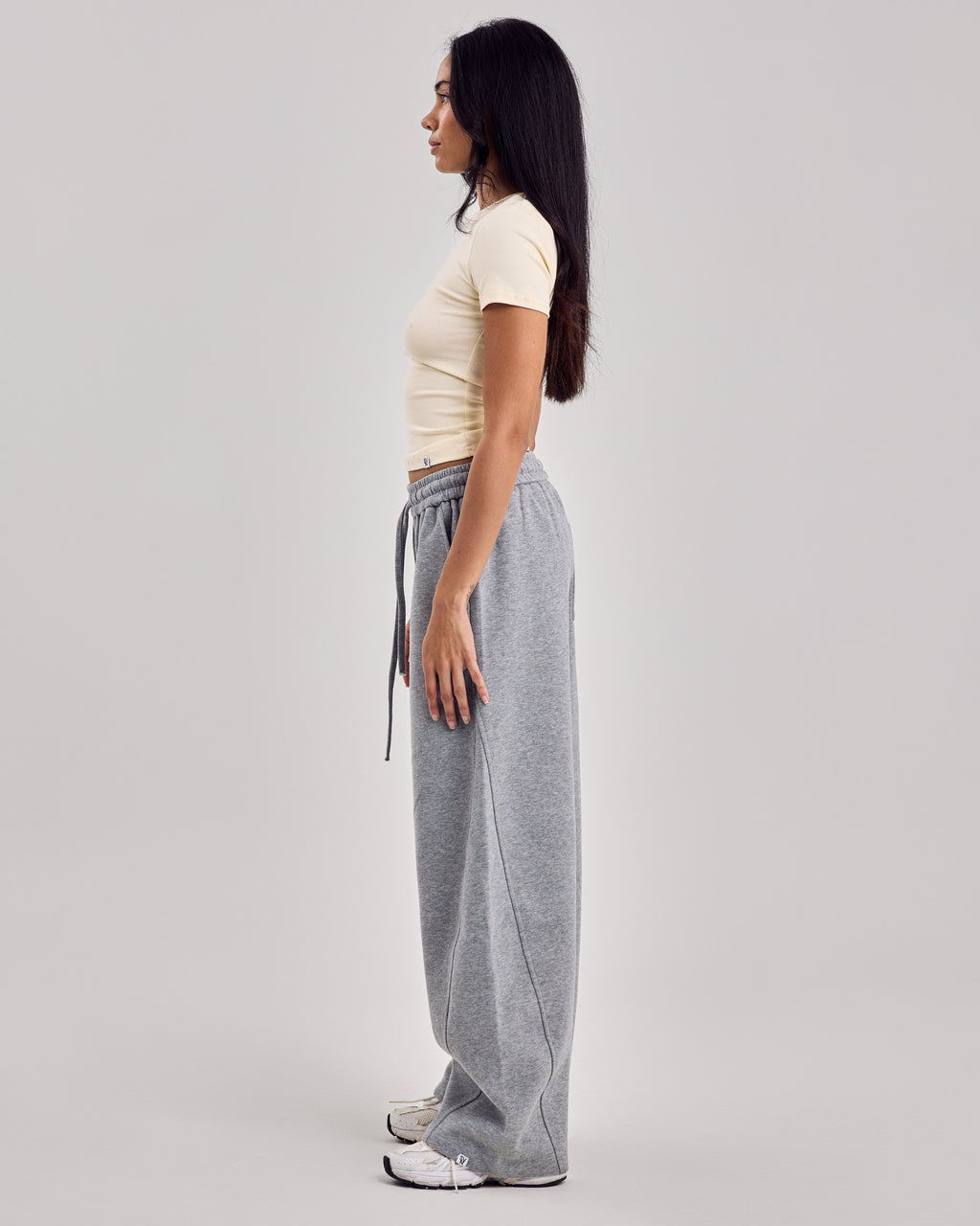 Barrel Jogger Pants — Mid Gray