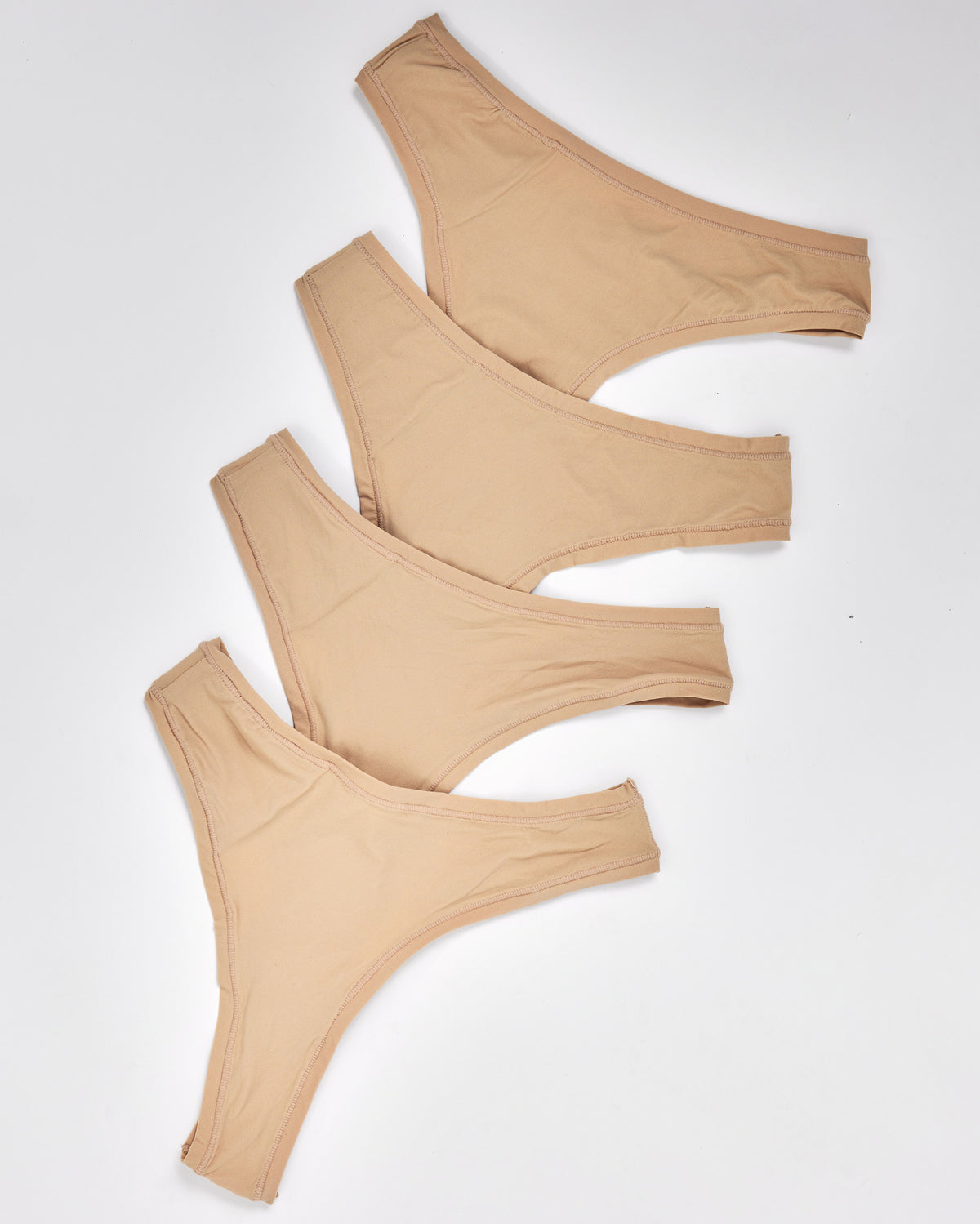 4 Pack Invisible Thong - Unity Set — Nude