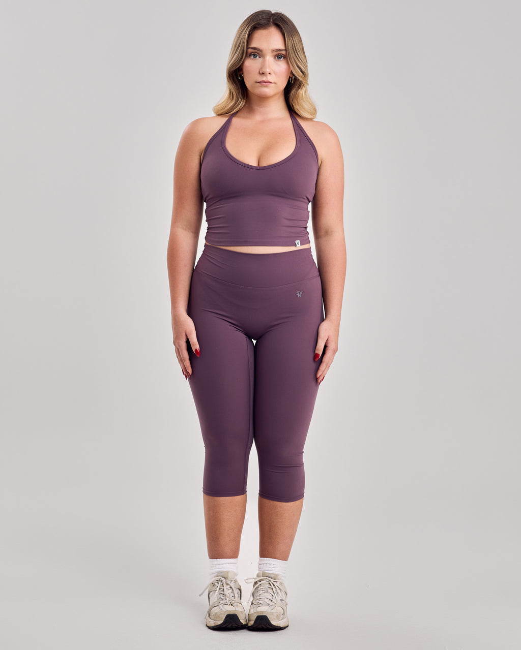 Nova Capri Pants — Violet Latte