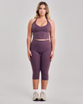 Nova Capri Pants — Violet Latte