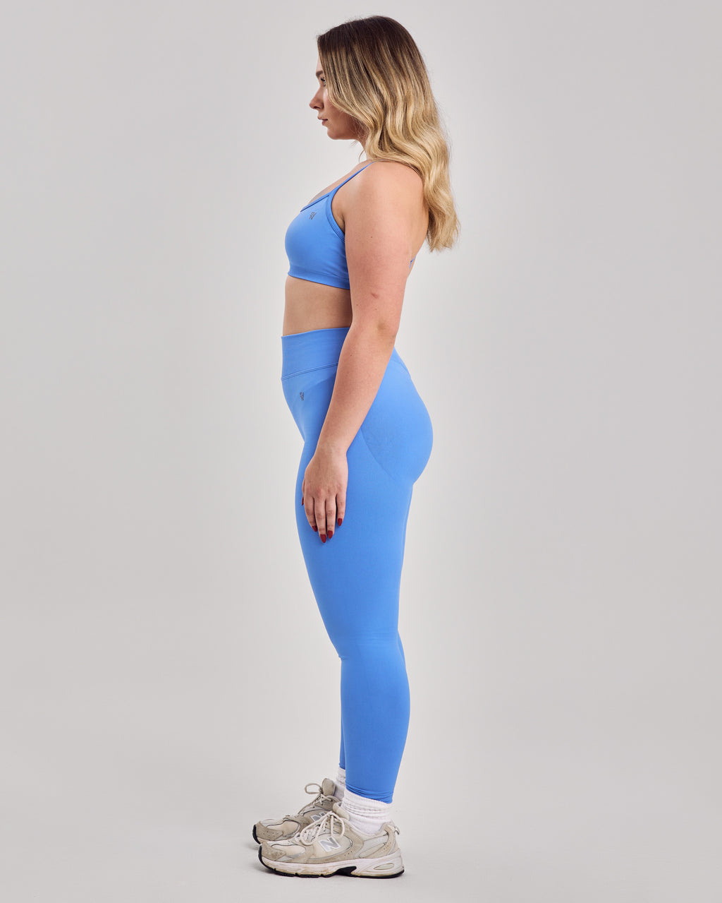Enhance Seamless V Back Leggings — Azur Blue