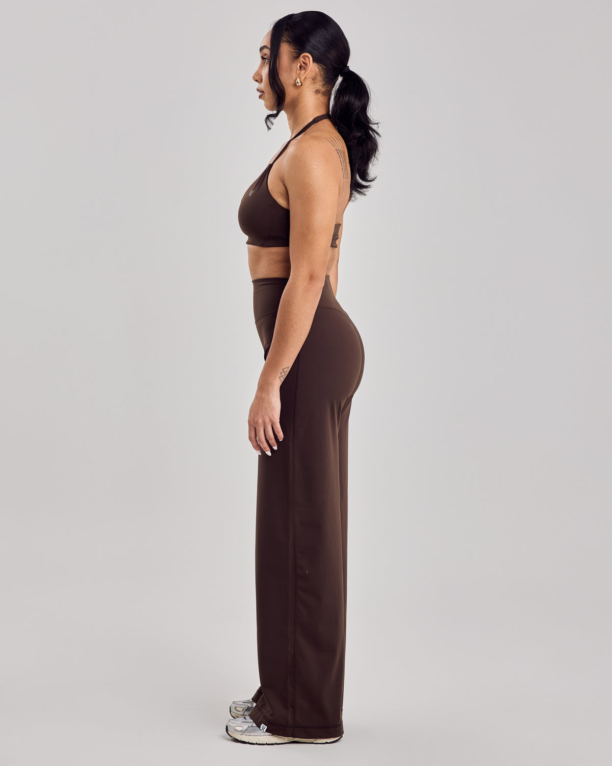Nova Wide Leg Pants — Naked Brown