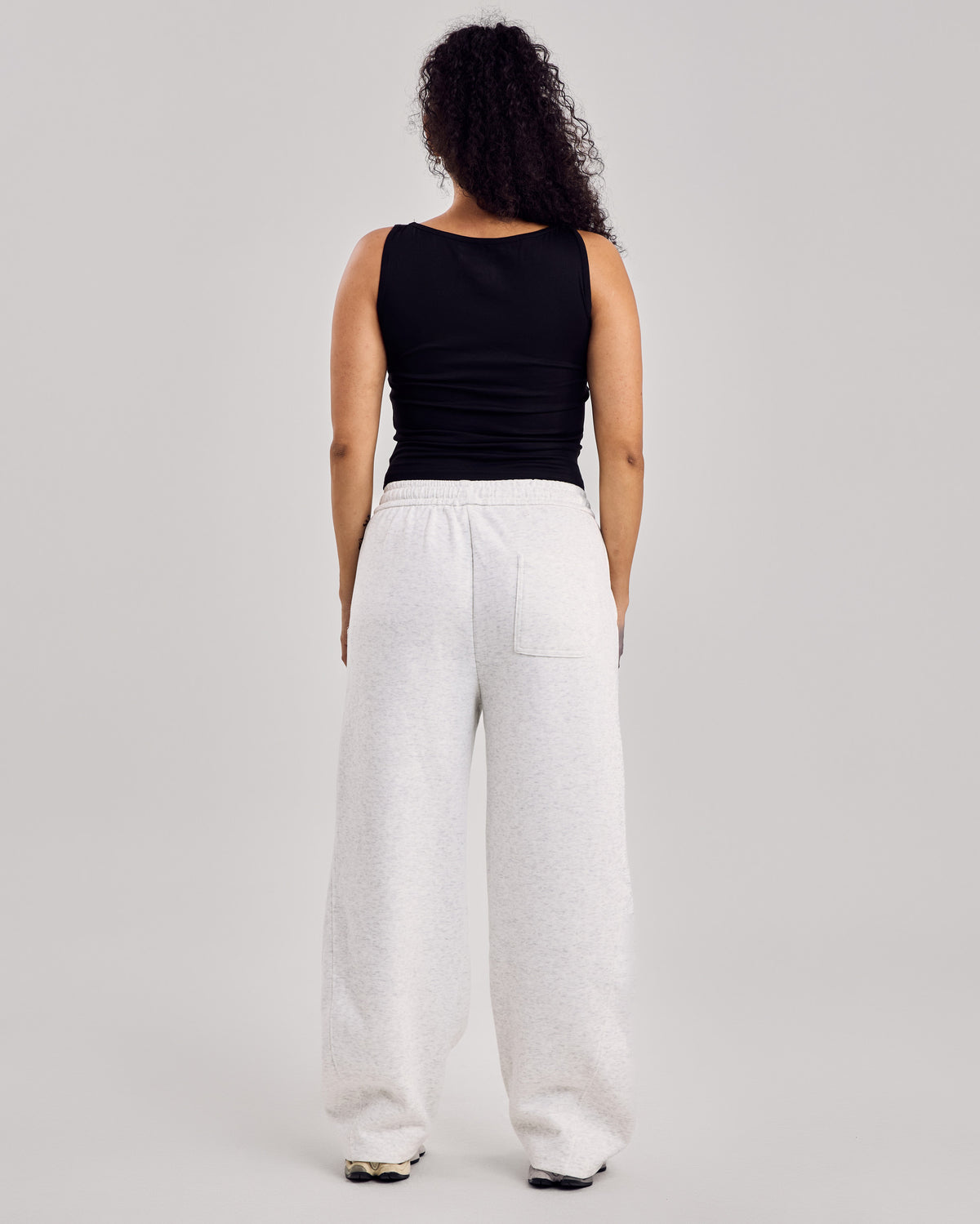 Structured Viscose Tank Top — Jet Black