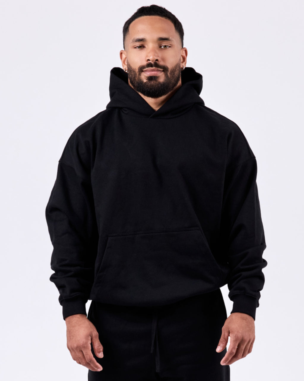 Heavyweight Unisex Hoodie — Jet Black