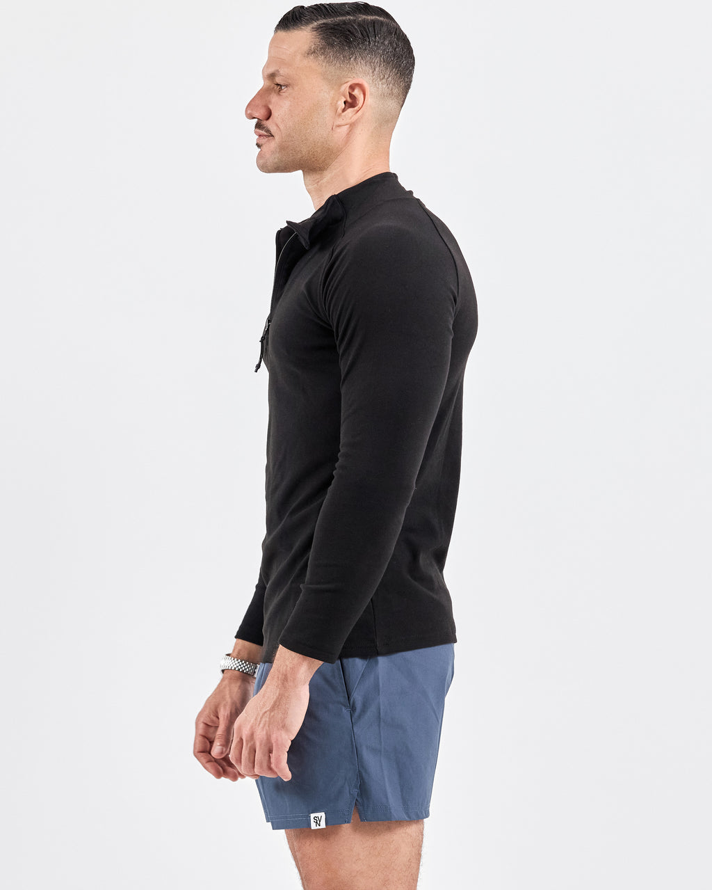 Fitted Thermal Jersey — Jet Black