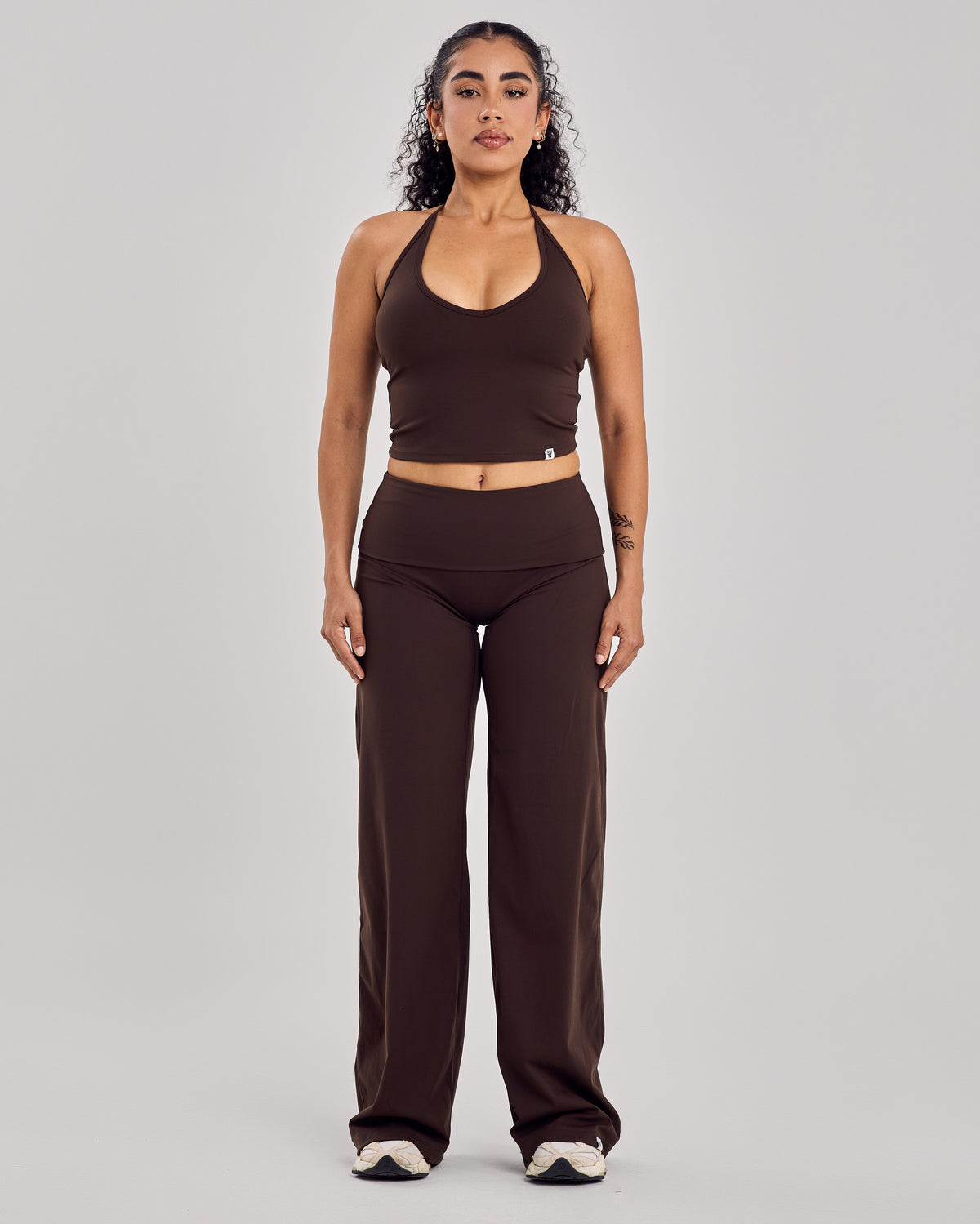 Nova Folded Pants — Naked Brown