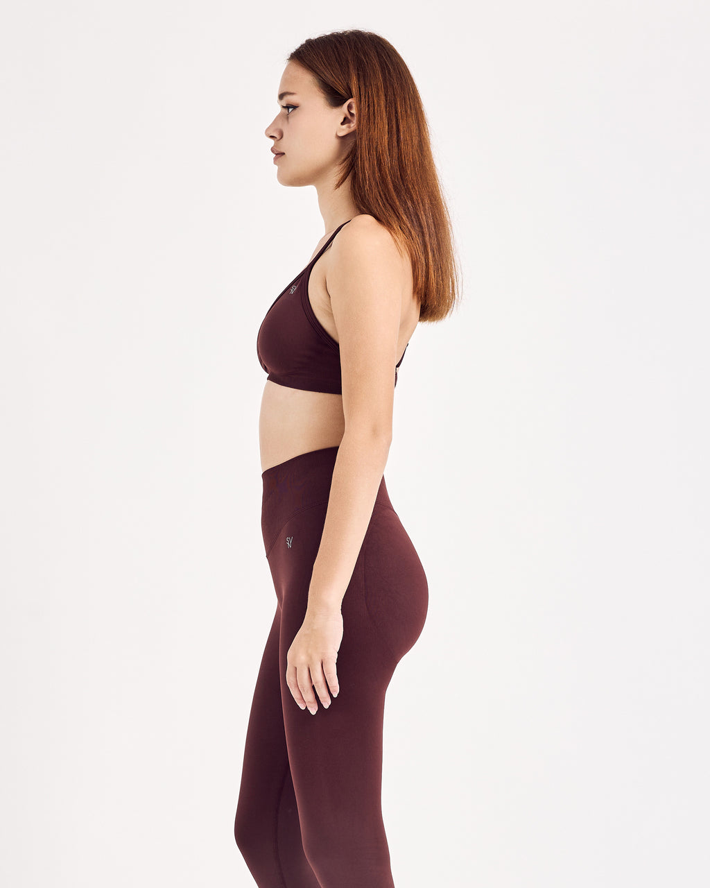 Asset Seamless Bra — Burgundy