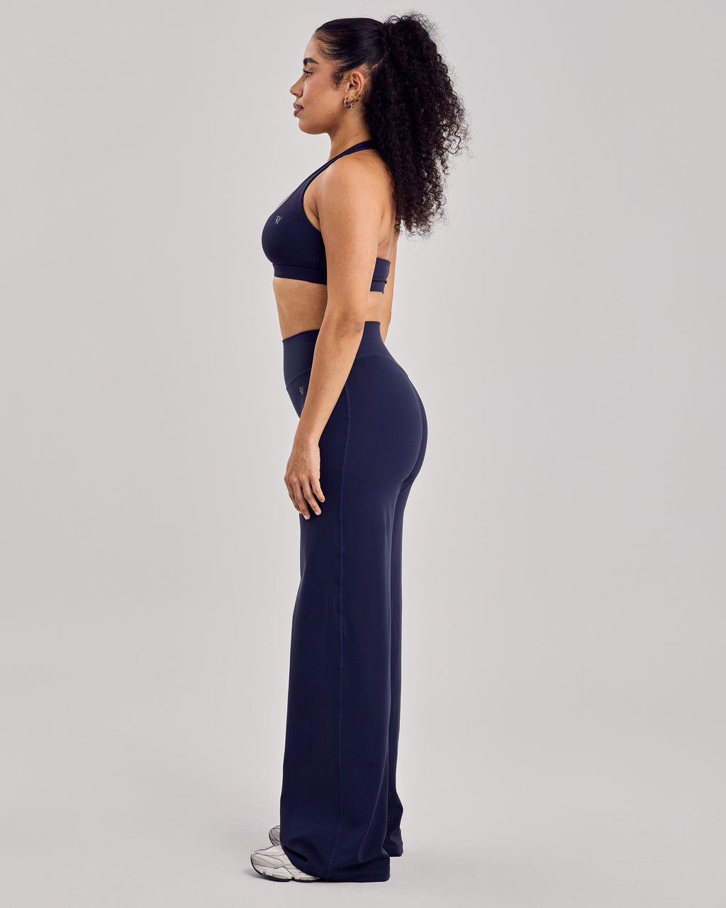 Serenity Halter Bra — Navy