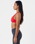 Twisted Front Bra — Racing Red