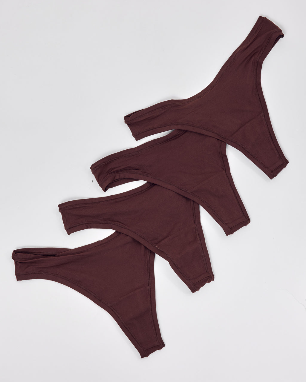 4 Pack Invisible Thong - Unity Set — Walnut