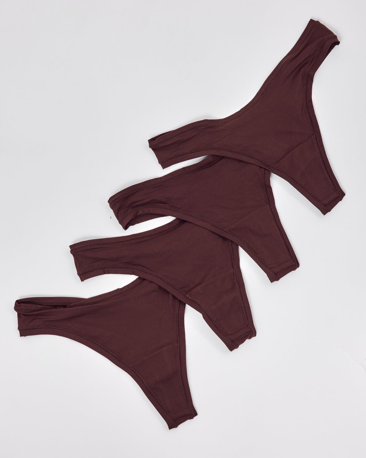 4 Pack Invisible Thong - Unity Set — Walnut