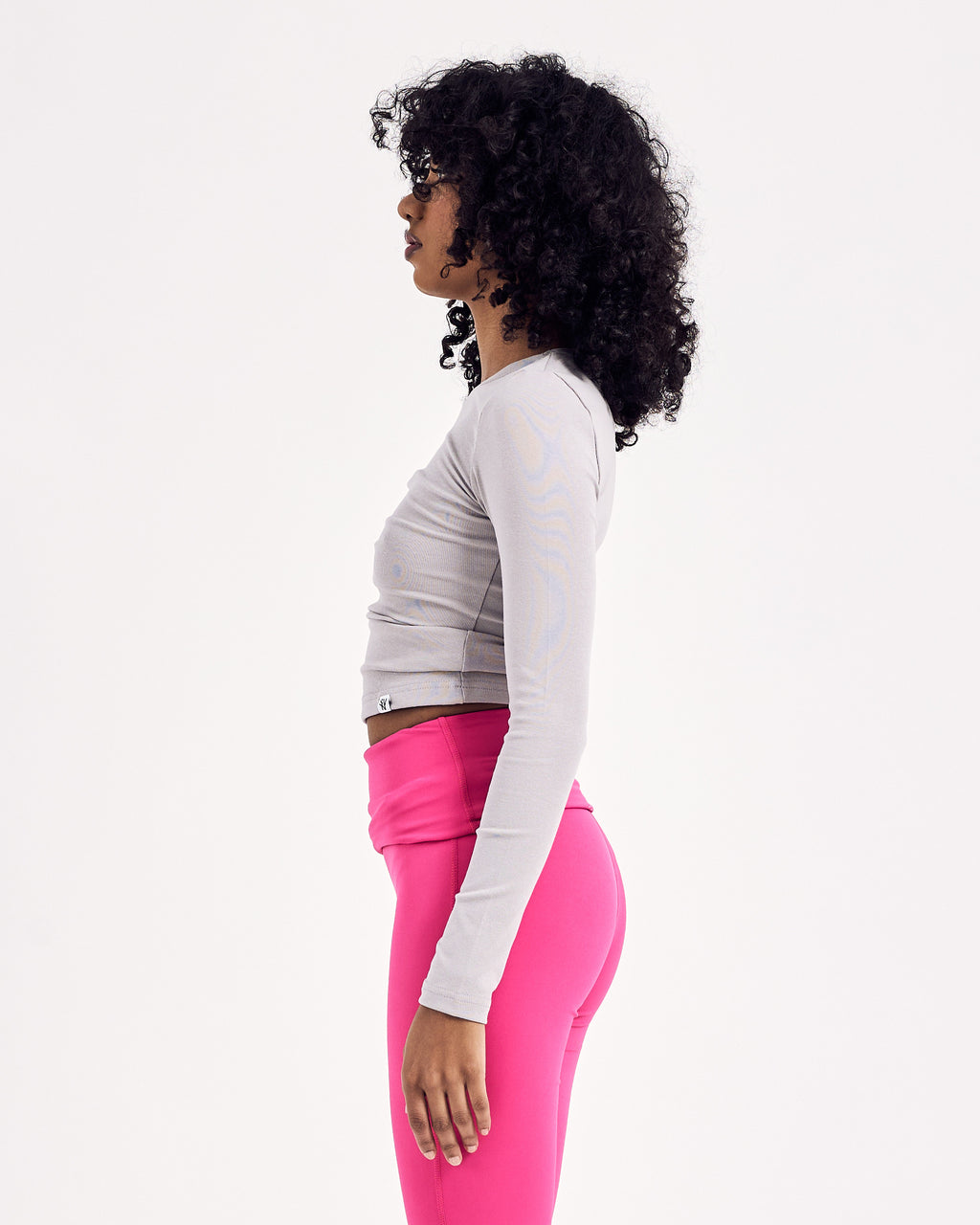 Cotton Long Sleeve Top — Ultimate Gray