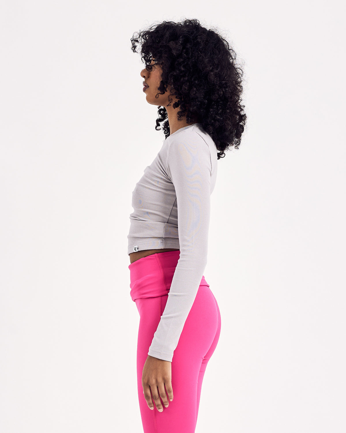 Cotton Long Sleeve Top — Ultimate Gray