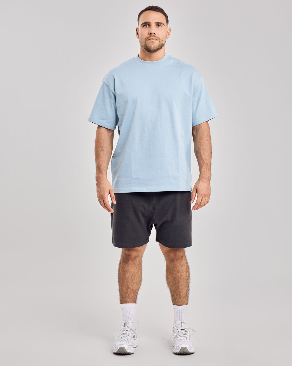 305 Oversized Cotton T-Shirt — Sky