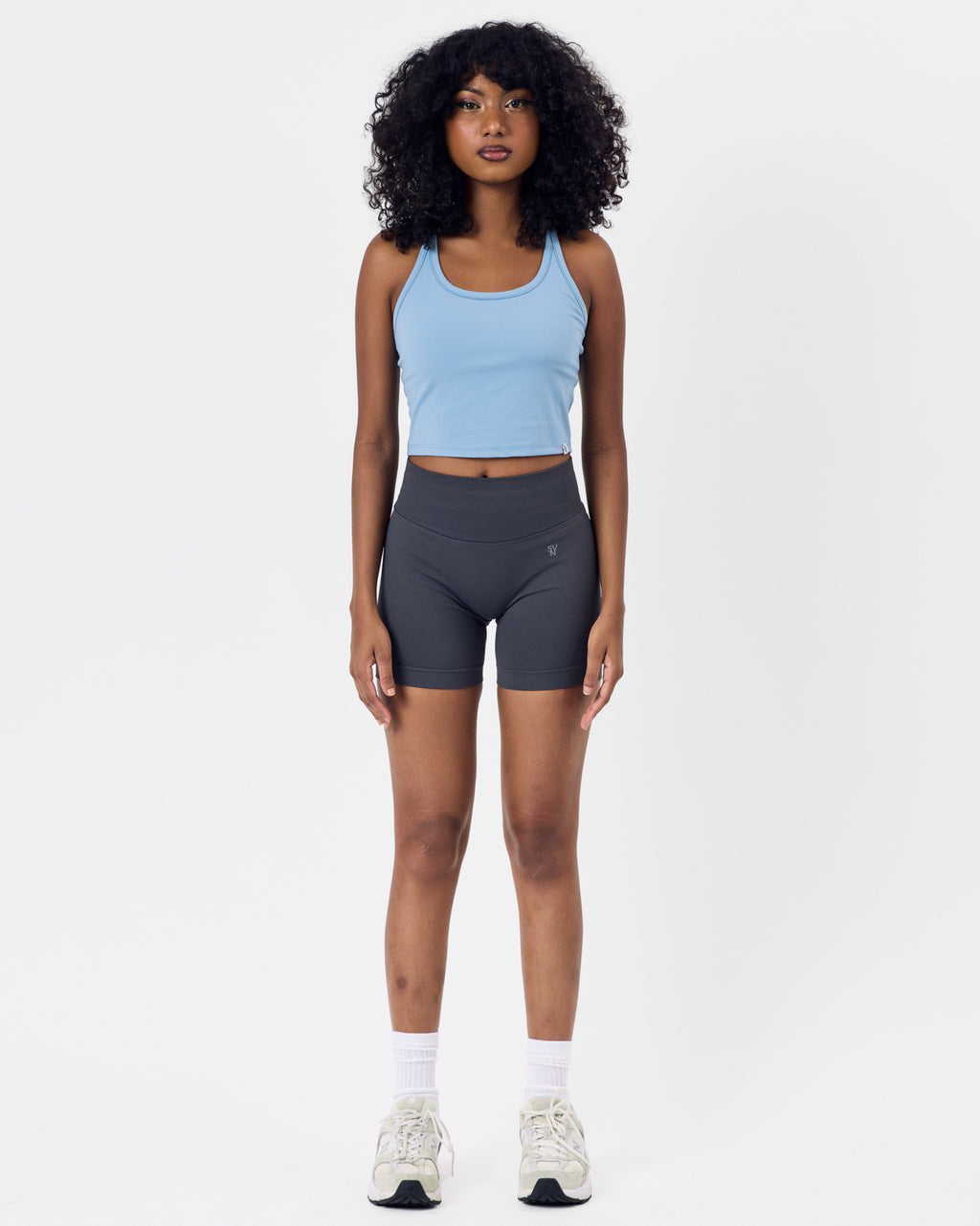 Vital Seamless Scrunch Shorts — Graphite