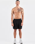 5" Laceless Shorts — Jet Black
