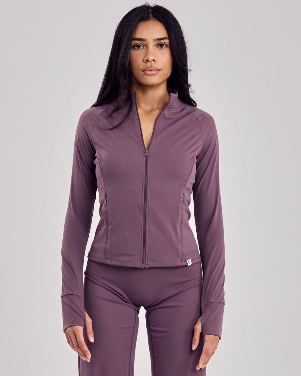 Nova Fitted Jacket — Violet Latte
