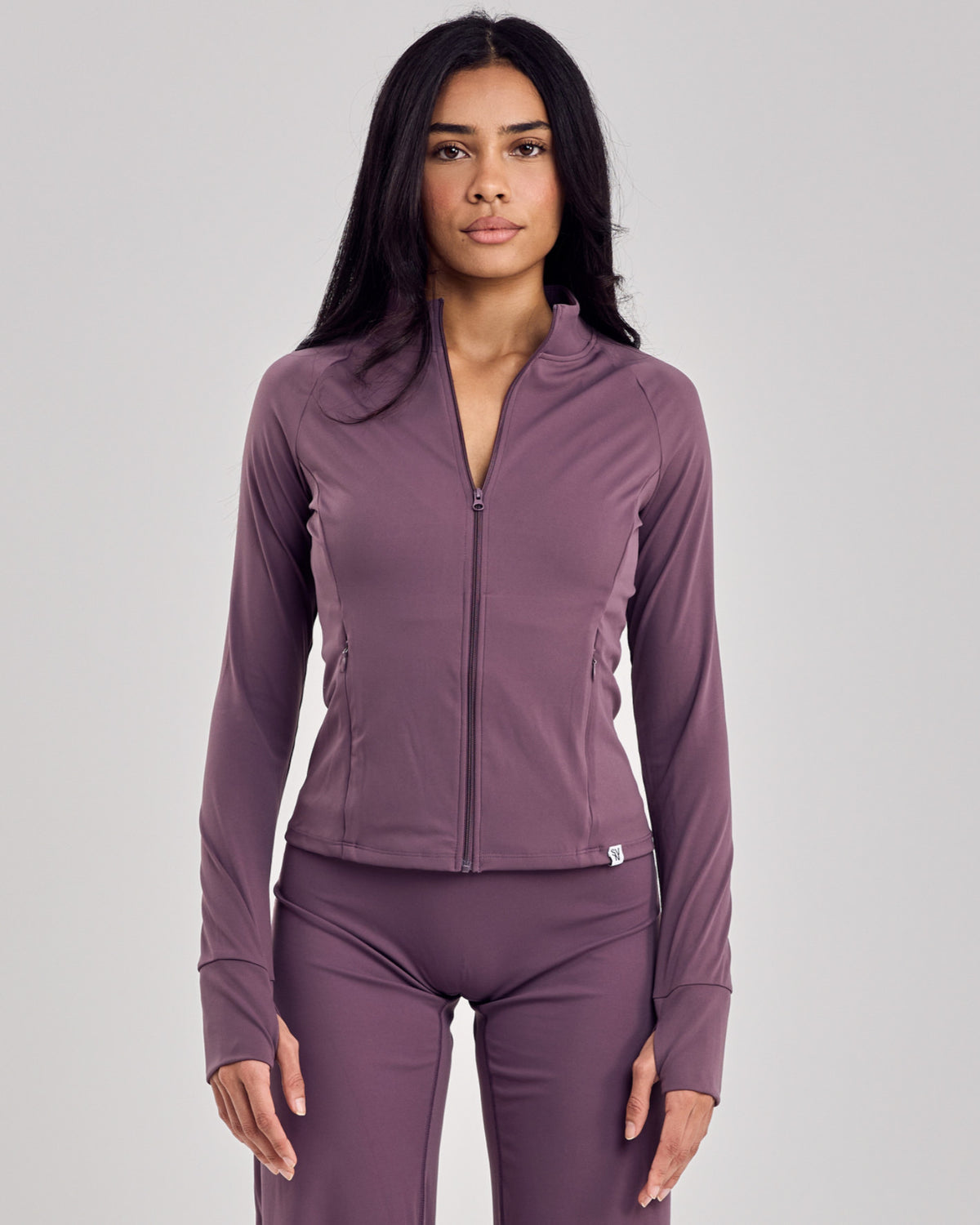 Nova Fitted Jacket — Violet Latte