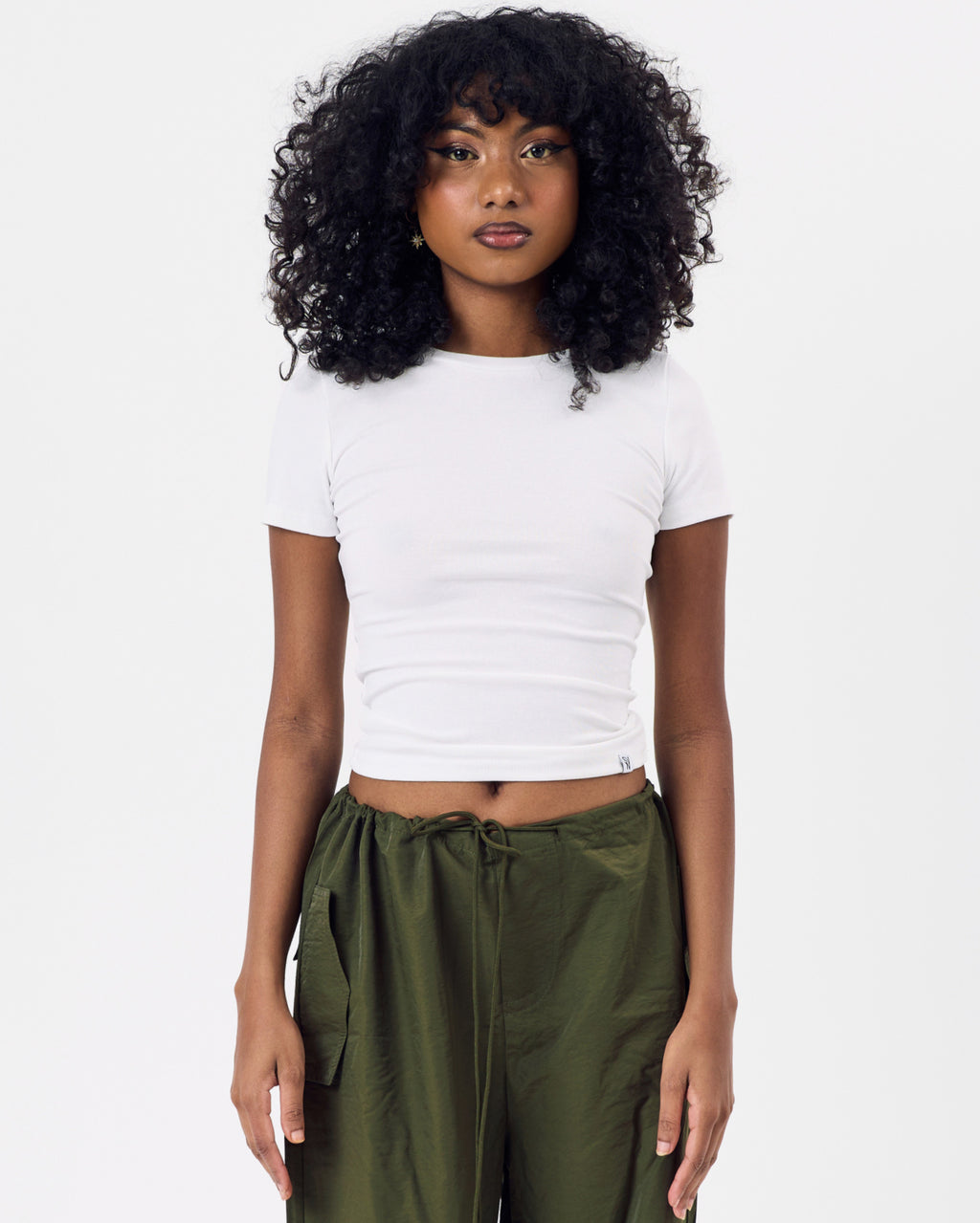 Regular Fitted Cotton T-Shirt — Cloud White