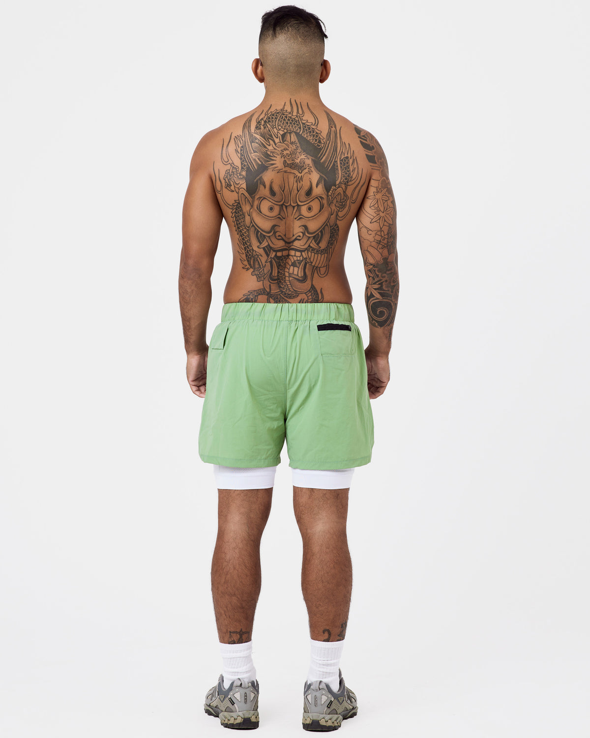 2 in 1 5" Liner Shorts — Green