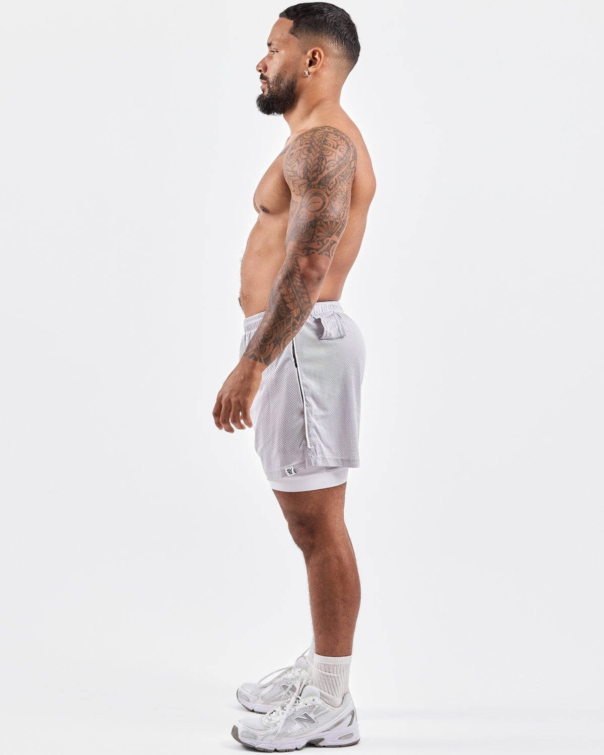 1994 Mesh Shorts — Muted Gray