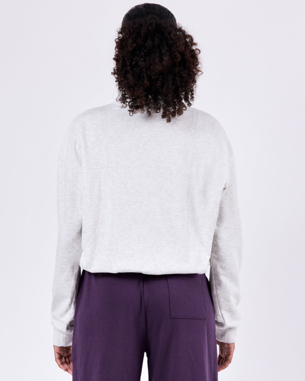 Retro Zip Sweater — Just Gray
