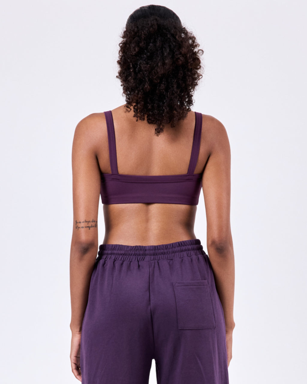 Varsity Classic Bra — Plum