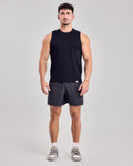 Premium Mesh Tank Top — Jet Black