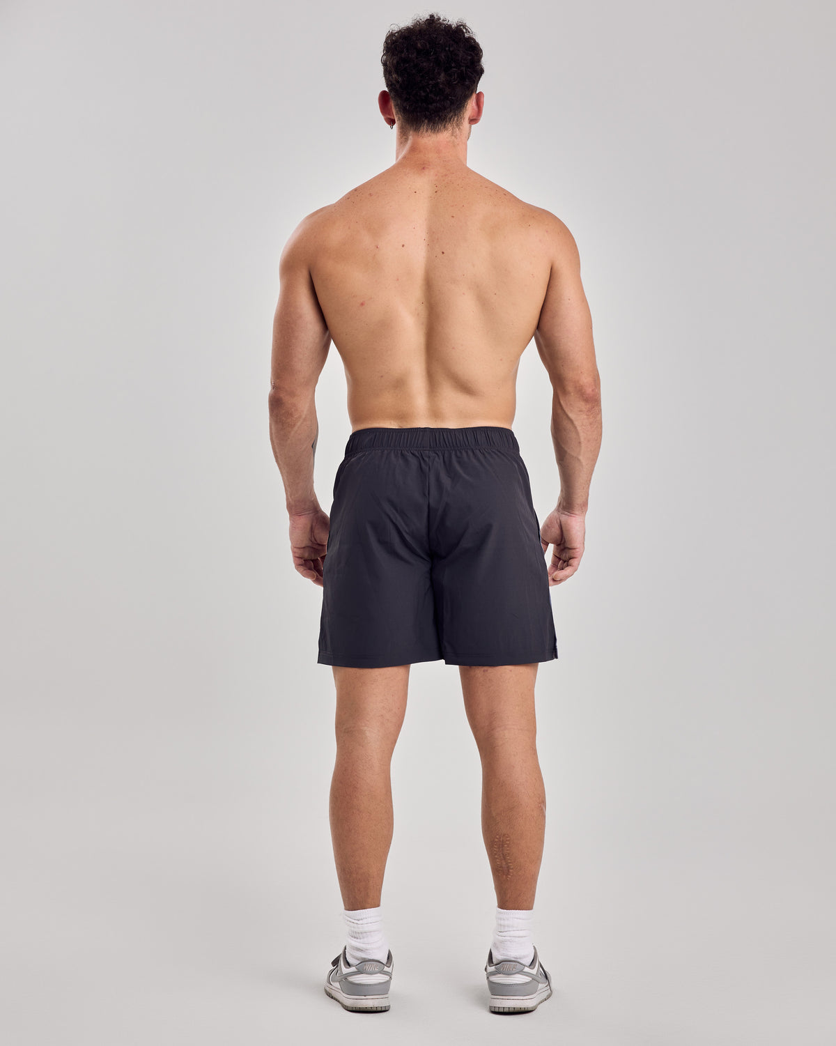 5" Stripe Shorts — Gray