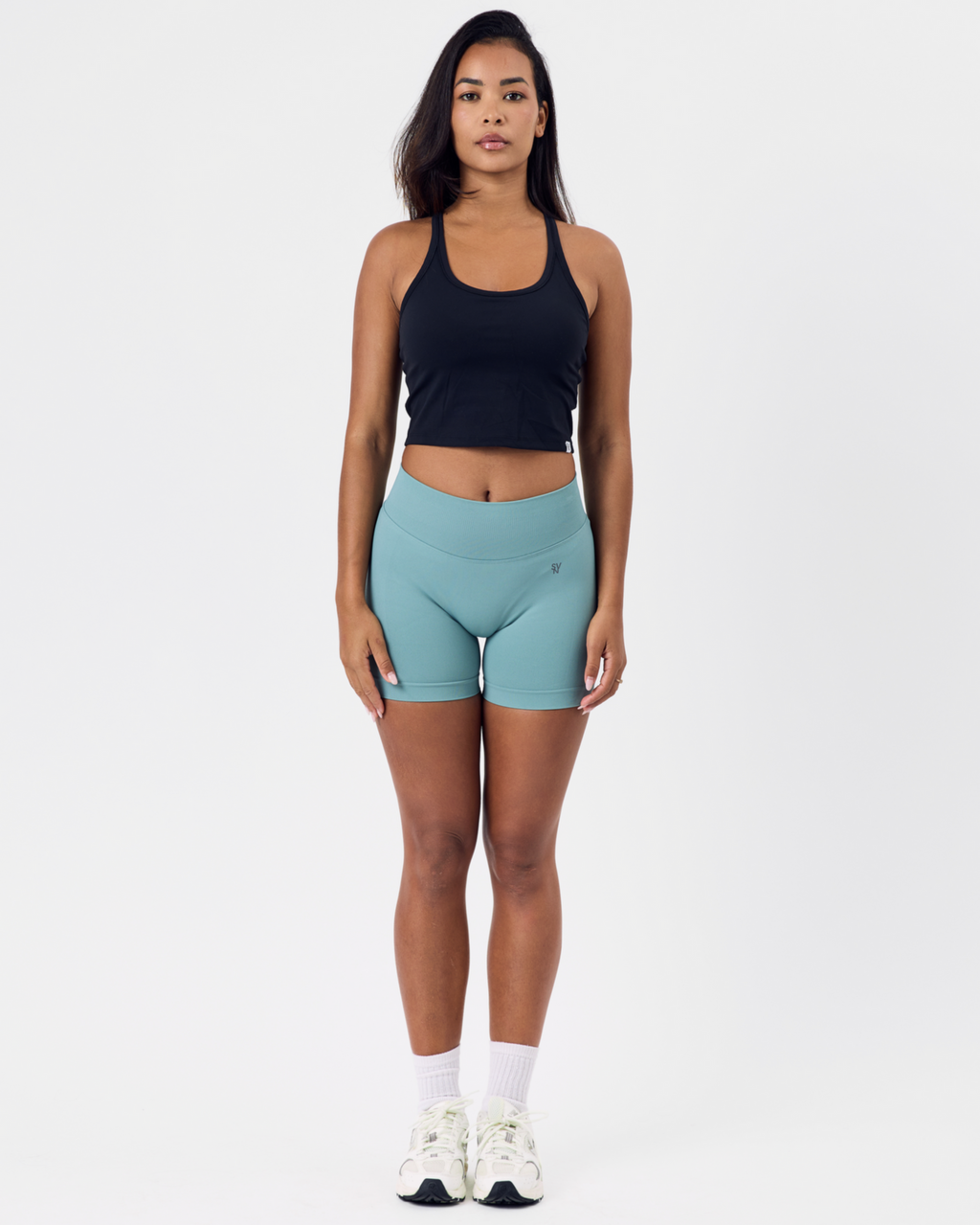 Vital Seamless Scrunch Shorts — Jade Green