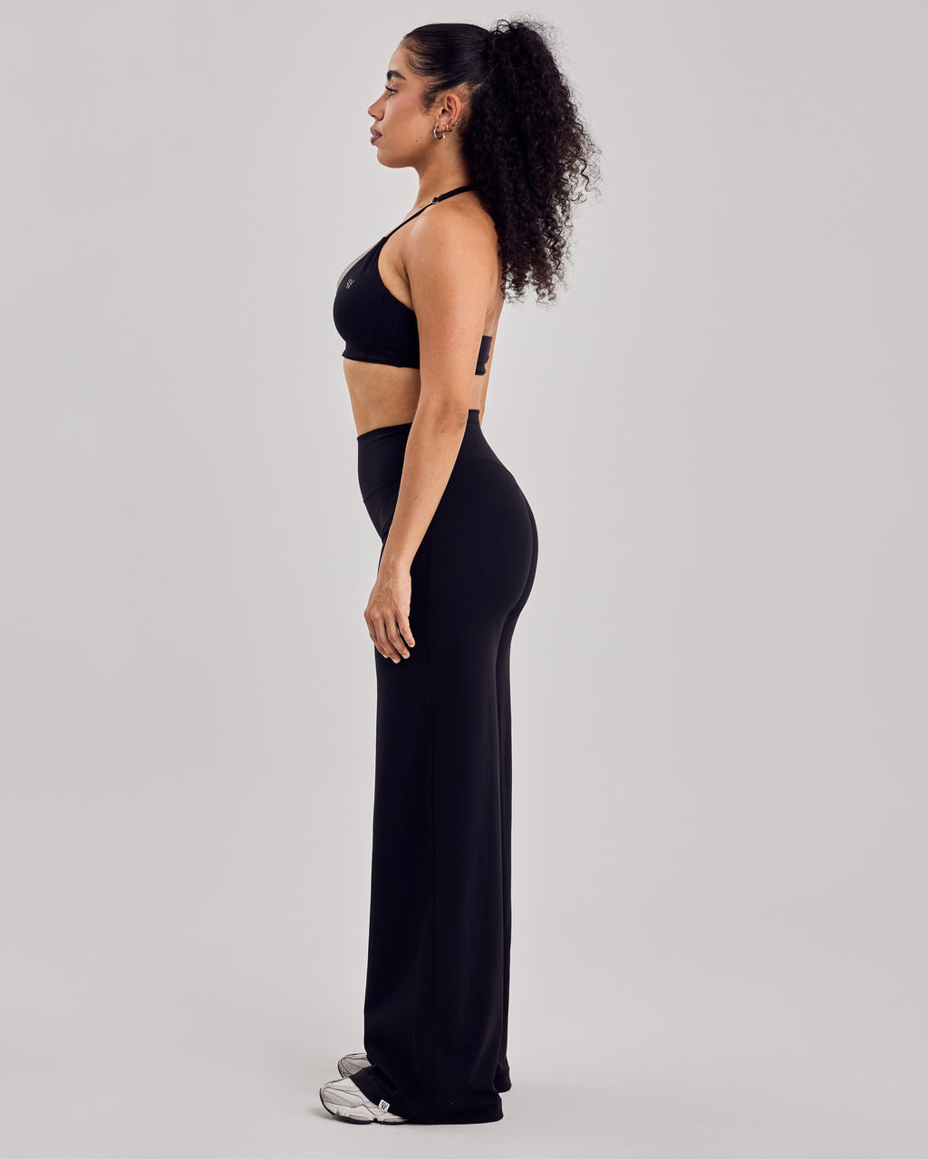 Nova Wide Leg Pants — Jet Black
