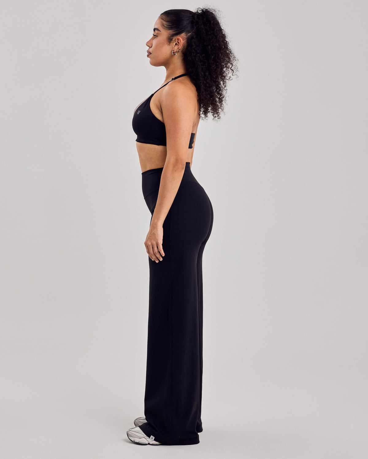 Nova Wide Leg Pants — Jet Black